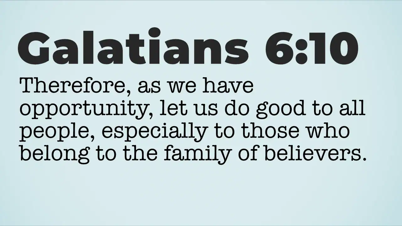 Galataions 6:10